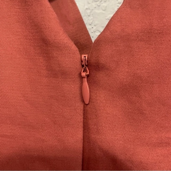 J. Crew V-Neck Sleeveless Cotton Special Occasion Dress - Picture 3 of 6